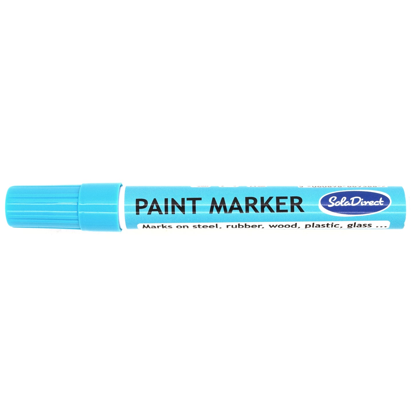 Oil-based Paint Marker Pen Permanent for Tyres Rubber Stone Leather Fabric Plastic Glass (Light Blue)