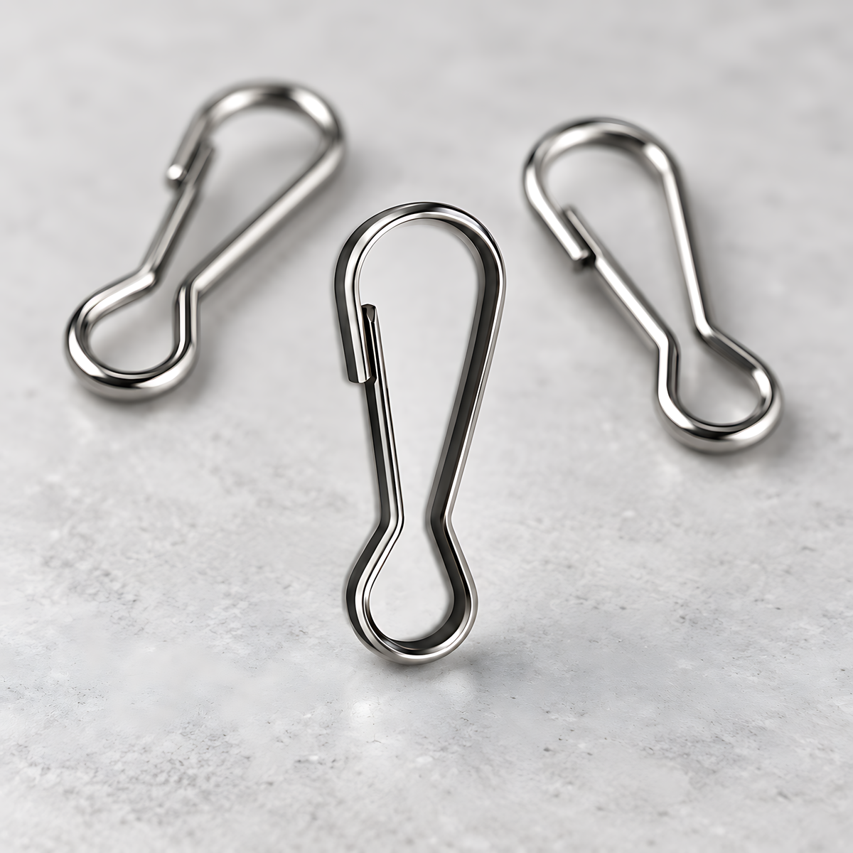 10 Pack 33mm Metal Lanyard Snap Hooks for Keyrings, ID Badges, Key Fobs, Crafts, Neck Straps, Name Cards, Zip Pulls, DIY Repairs