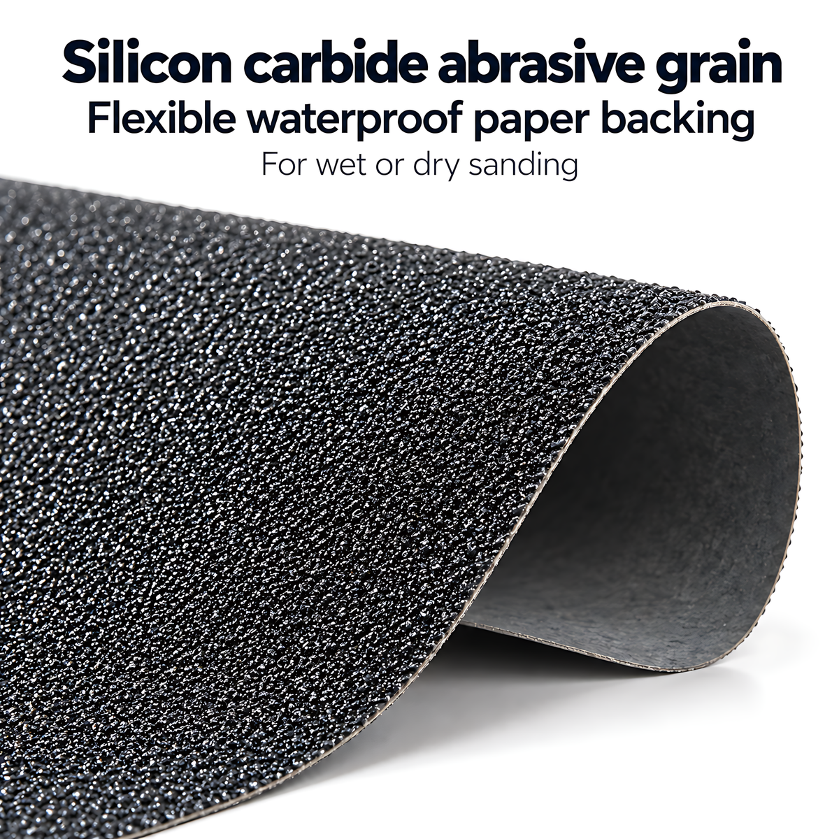 Wet and Dry Sandpaper 10 Sheets 230mm x 280mm P600 P800 P1000 P1200 P1500 Waterproof Silicon Carbide for Car Paint & Clear Coat