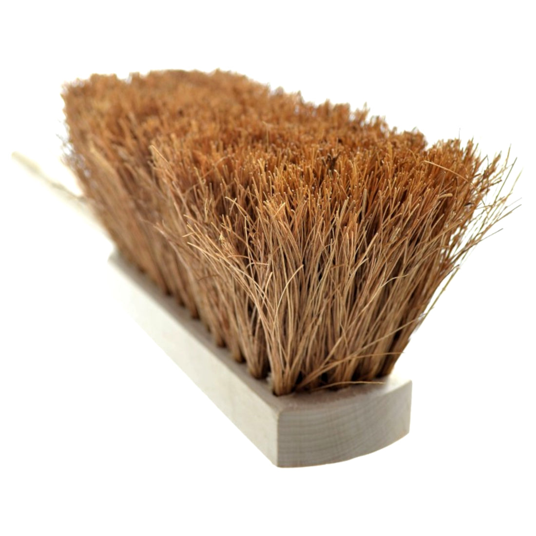 2 x Soft Coco Hand Brush with Natural Coconut Bristles - 28cm Wooden Counter Bench Tabletop Cleaning Brush - Eco-Friendly