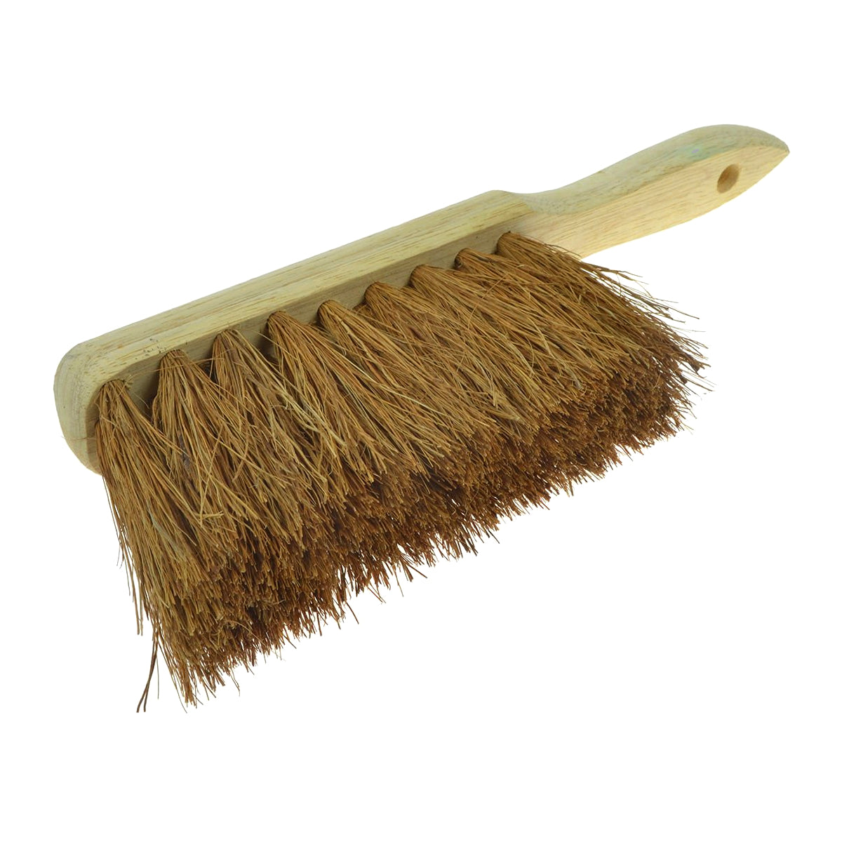 Soft Coco Hand Brush with Natural Coconut Bristles - 28cm Wooden Counter Bench Tabletop Cleaning Brush - Eco-Friendly Surface-Safe
