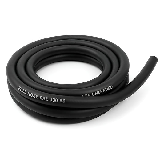 Fuel and Oil Hose 7.0 mm x 3 m SAE J30 R6 - Flexible Nitrile Rubber Petrol Diesel Oil and Water Pipe - Reinforced Fuel Line