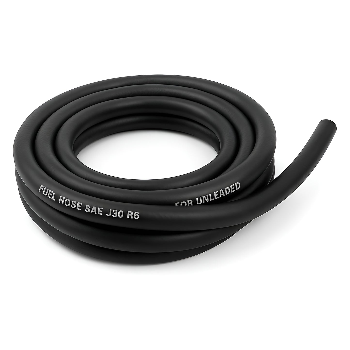 Fuel and Oil Hose 6.0 mm x 1 m SAE J30 R6 - Flexible Nitrile Rubber Petrol Diesel Oil and Water Pipe - Reinforced Fuel Line