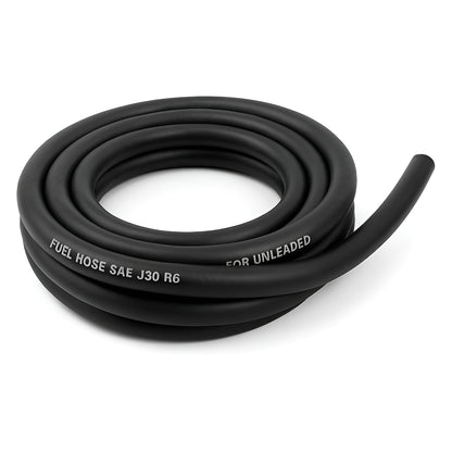 Fuel and Oil Hose 6.0 mm x 1 m SAE J30 R6 - Flexible Nitrile Rubber Petrol Diesel Oil and Water Pipe - Reinforced Fuel Line