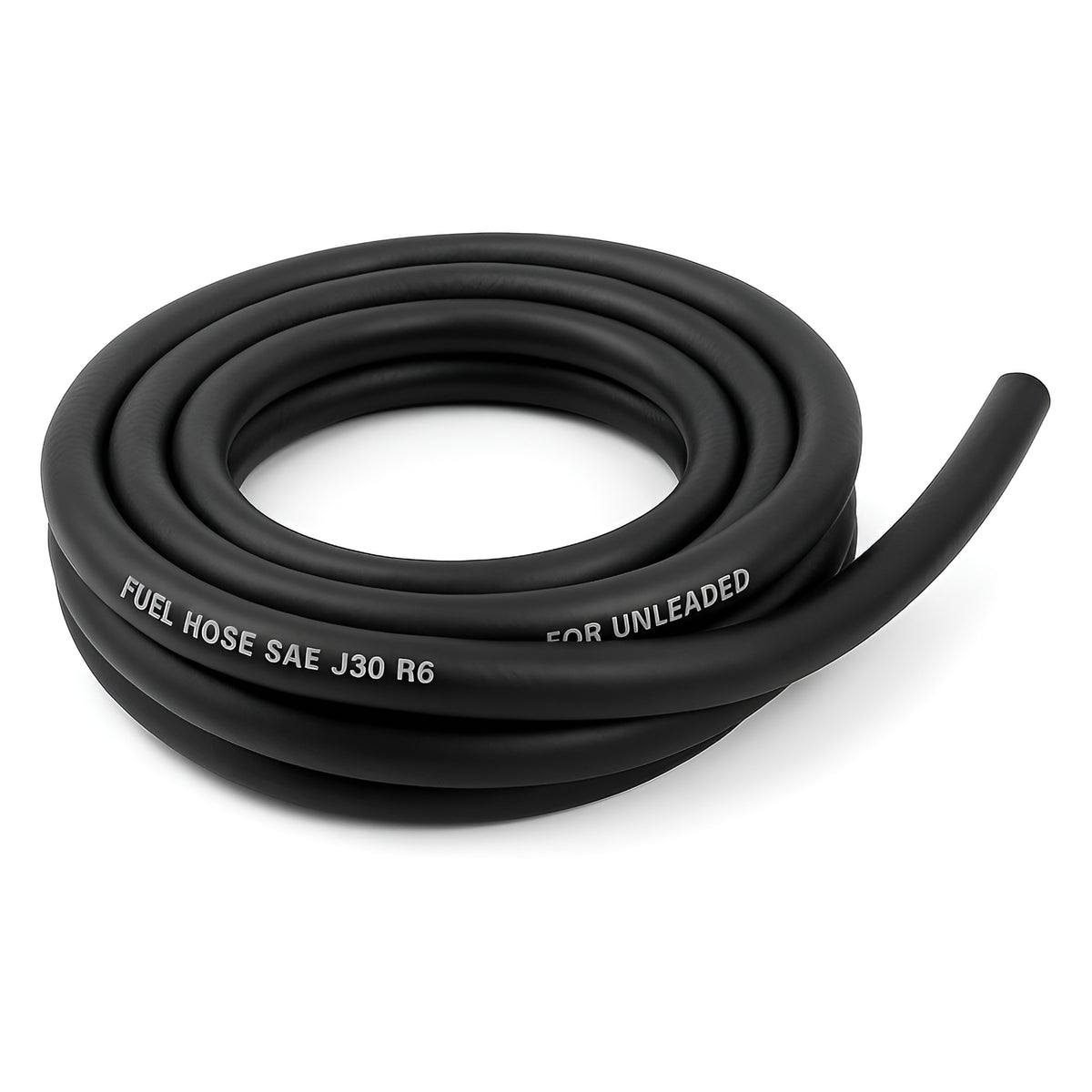 Fuel and Oil Hose 4.0 mm x 1 m SAE J30 R6 - Flexible Nitrile Rubber Petrol Diesel Oil and Water Pipe - Reinforced Fuel Line