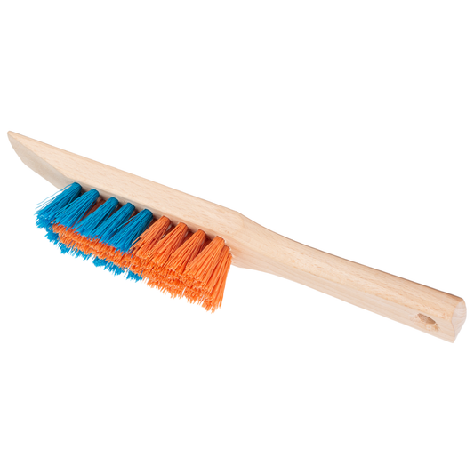 Lawn Mower Cleaning Brush with Wooden Scraper for Cleaning Lawn Mowers, Grass Trimmers, Garden Tools, Wellington Boots - Premium L