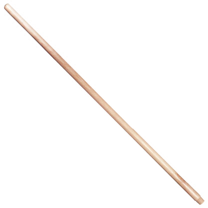 5 x Beech Wood Handle for Broom, Mop, Flag Pole, Plant Support - Threaded - 120 cm (3.94 ft) Long, 22 mm (7/8") Thick Shaft