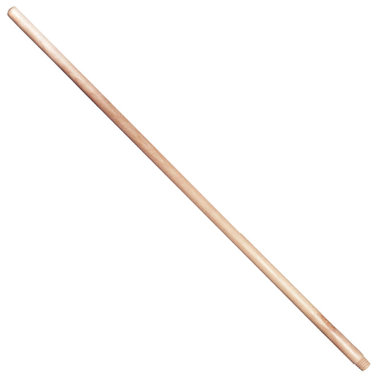 5 x Beech Wood Handle for Broom, Mop, Flag Pole, Plant Support - Threaded - 120 cm (3.94 ft) Long, 22 mm (7/8") Thick Shaft