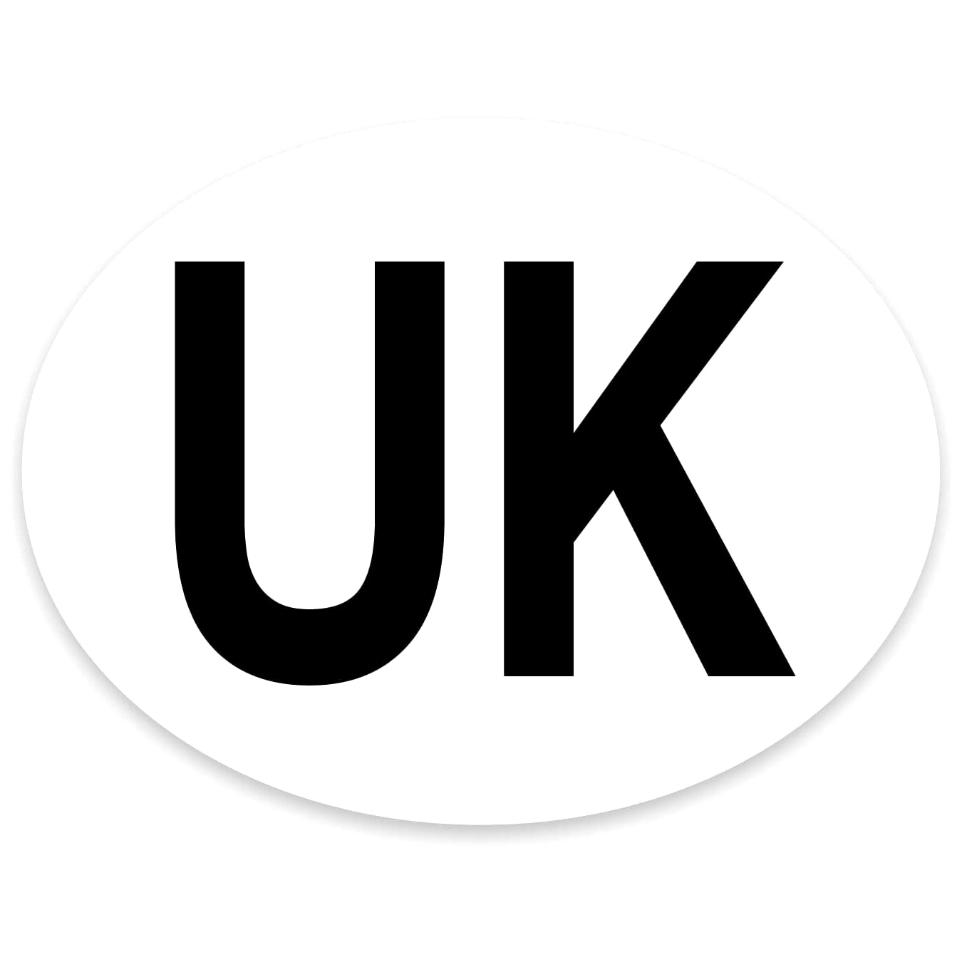 1 x UK Badge for Cars - New 2021 Road Legal Regulation for Driving in France, Europe and EU Countries - Self-Adhesive