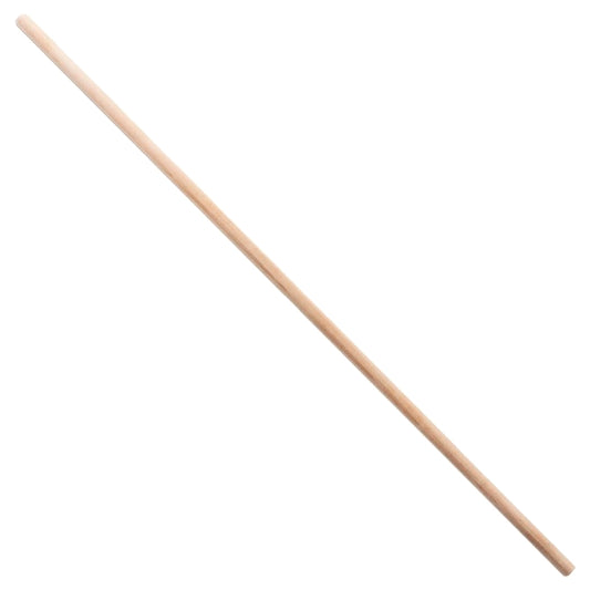 25 x Beech Wood Handle for Broom, Mop, Flag Pole, Plant Support - Non-Threaded - 120 cm (3.94 ft) Long, 22 mm (7/8") Thick Shaft