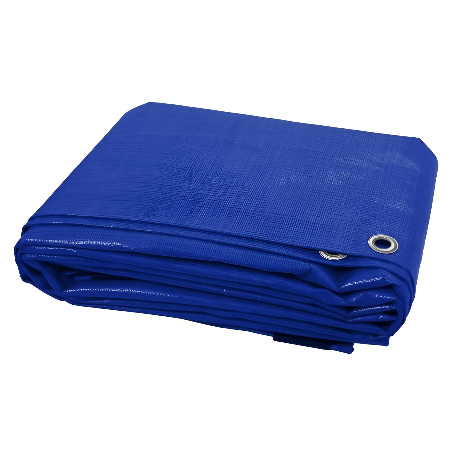 4 x 6 m Tarpaulin Cover - Blue 50GSM - Waterproof, Frost-Resistant, UV Protection, Multipurpose, Groundsheet