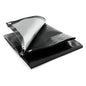 1.5 x 2 m Heavy-Duty Tarpaulin Cover - Black 235GSM - Waterproof, Frost-Resistant, UV Protection, Multipurpose, Groundsheet