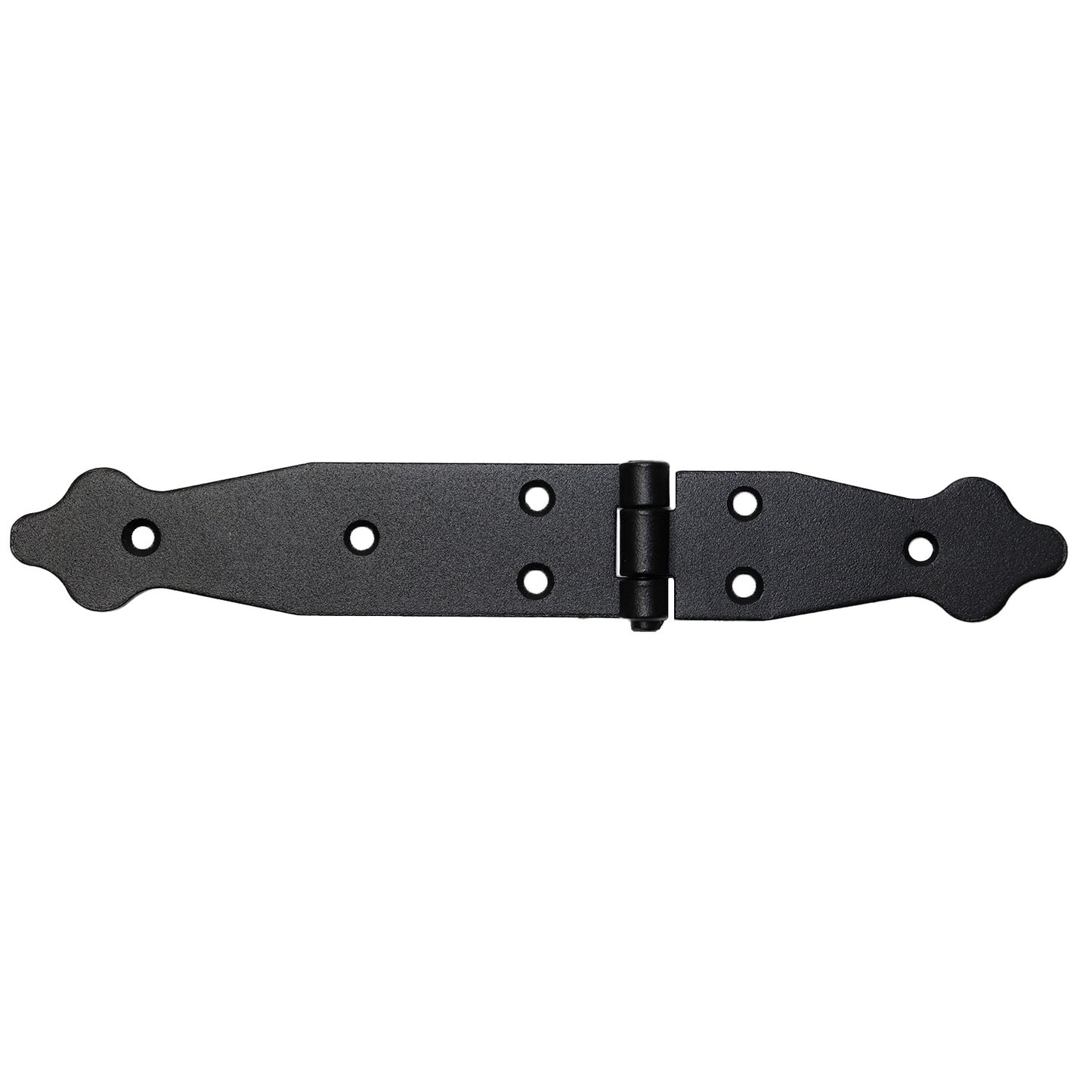 1 Pc x 100+150 mm Backflap Hinge Black, Steel Back Flap Hinges, Weather Resistant, Rust Proof Powder Coating, Strap Hinges
