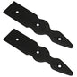 Pack of 2 x 100 mm Dummy Hinge Heads, Vintage False Strap Hinge, Black Steel, Weather Resistant, Rust Proof Powder Coating