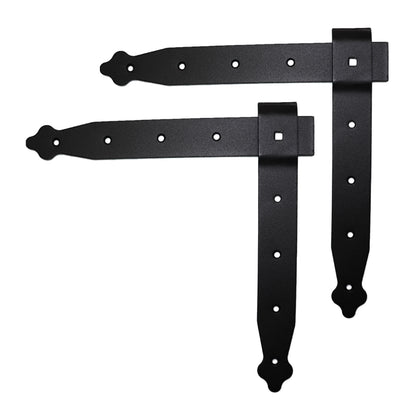 Pack of 2 x Flat Corner L Shape Plate, 250 x 250 mm Black Flat Right Angle Bracket, Decorative, Powder Coated Steel Repair Brace