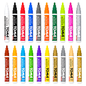 20 Colours Set of Oil-Based Paint Marker Pens Permanent - 2.5mm Round Tip, Fast-Drying Waterproof Ink - Universal for All Surfaces