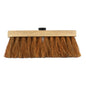 10-Inch Natural Soft Coco Sweeping Broom Head - Eco-Friendly Soft Bristle Sweeping Brush - Ideal for Indoors and Outdoors