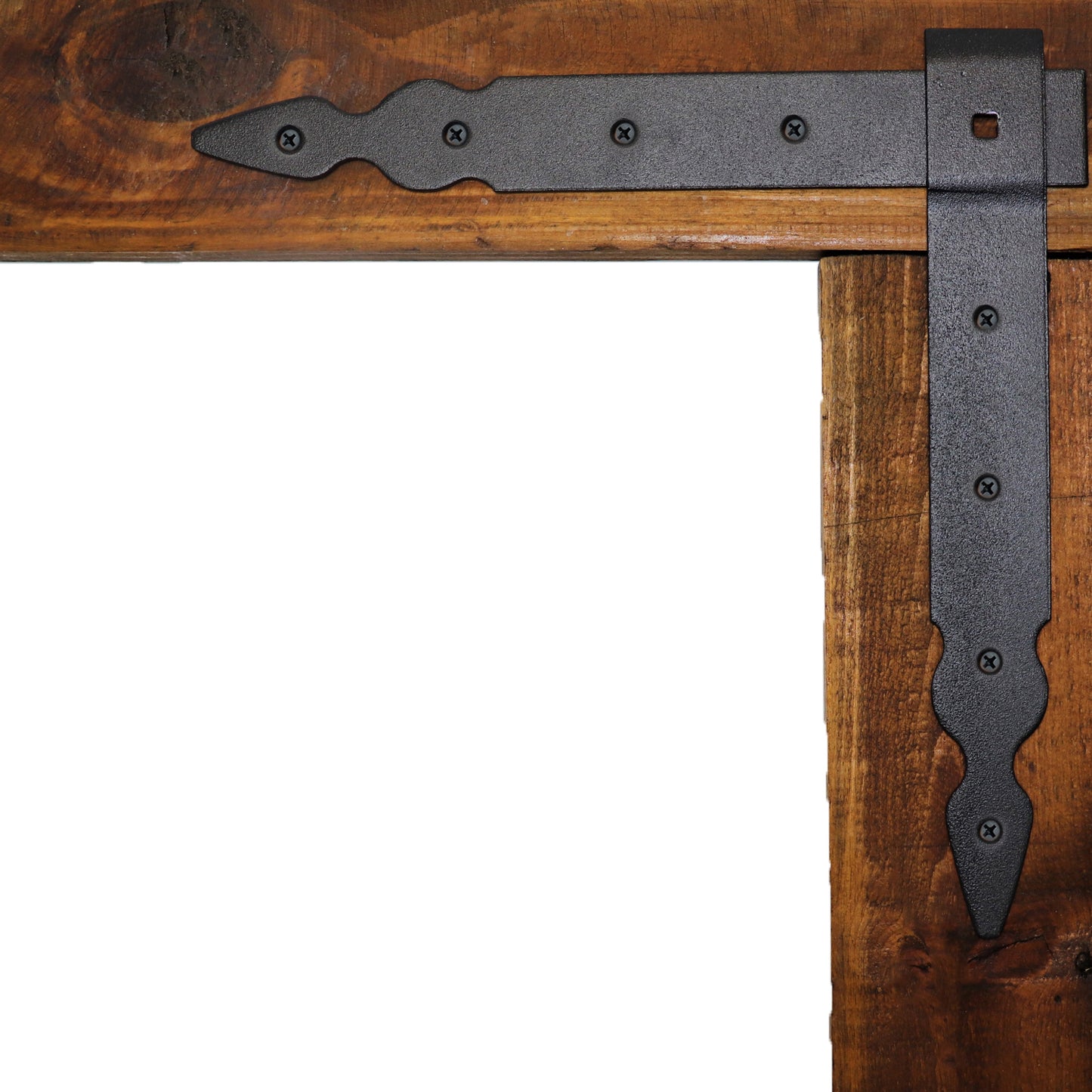 Pack of 1 x Flat Corner L Shape Plate, 250 x 250 mm Black Flat Right Angle Bracket, Powder Coated Steel Repair Brace Support