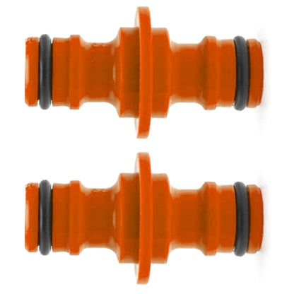 Double Male Hose Connector Coupler Extender for Join Garden Hose Pipe Tube (Pack of 2)