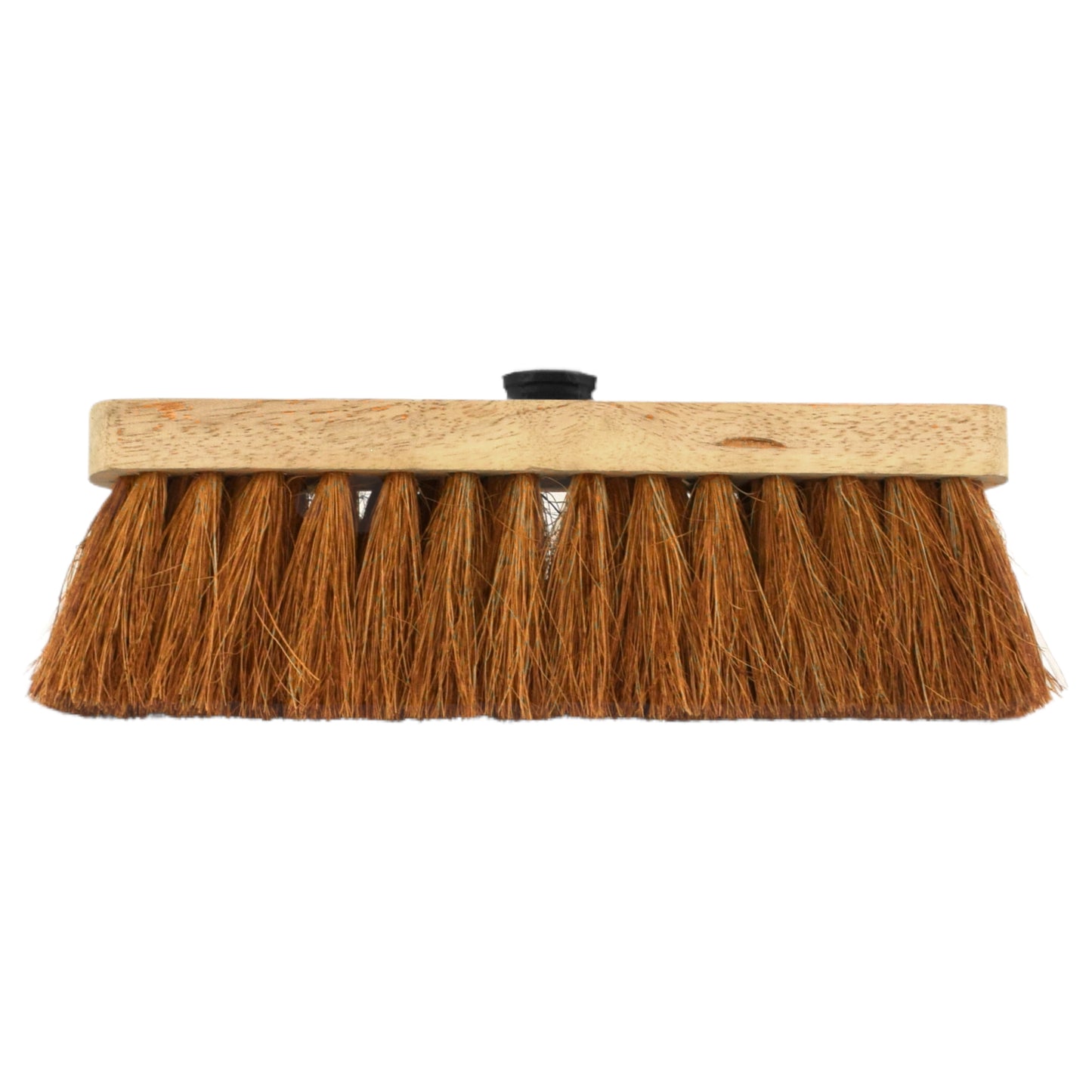 12-Inch Natural Soft Coco Sweeping Broom Head - Eco-Friendly Soft Bristle Sweeping Brush - Ideal for Indoors and Outdoors