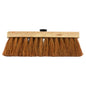 12-Inch Natural Soft Coco Sweeping Broom Head - Eco-Friendly Soft Bristle Sweeping Brush - Ideal for Indoors and Outdoors