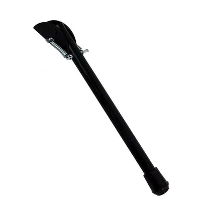20 cm / 8 in Black Kick Down Door Stop - Keep The Door Stay Open for Gate, Home, Office - Metal Door Stopper with Rubber Bumper