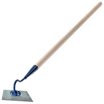 10 cm Solid Steel Swan Neck Hoe Head Garden Tool with Wooden Handle