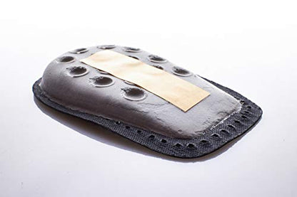 Black Leather Heel Support for Short Leg Length Discrepancies Achilles Tendonitis Hip Replacement Pain Orthotic Lift Pad (3-6)