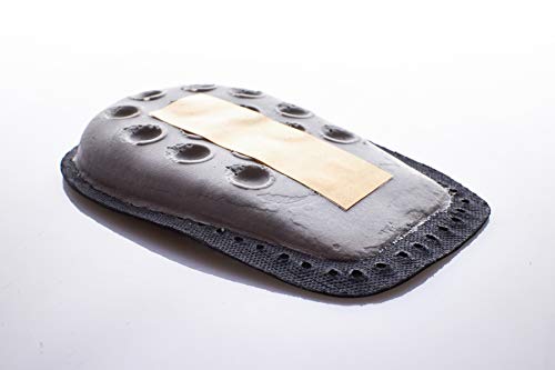 Black Leather Heel Support for Short Leg Length Discrepancies Achilles Tendonitis Hip Replacement Pain Orthotic Lift Pad (7-10)