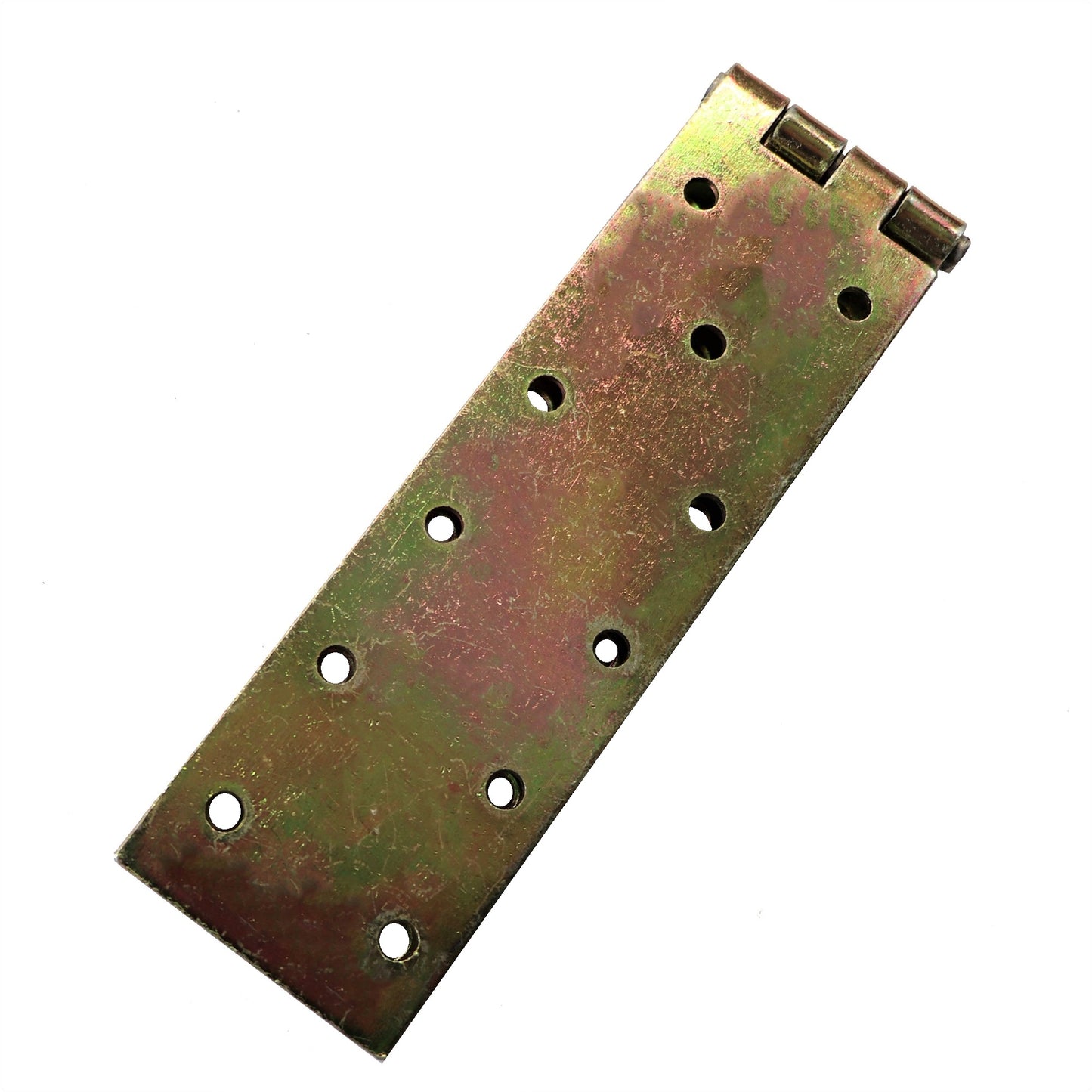 Pack of 1 x 300 mm Backflap Hinge Galvanised, Steel Back Flap Hinges, Weather Resistant, Rust Corrosion Proof, Strap Hinges