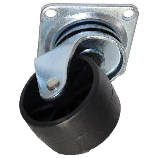 Pack of 1 x Heavy-Duty Furniture Caster Wheel 40 mm - PVC, Ball Bearings, Smooth Rolling, Swivel Plate, No-Scratch