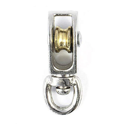 5mm Single Revolving Pulley Zinc/Nickel Plated