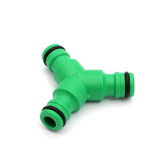 3 Way Garden Hose Pipe Lock Coupling Splitter Male Adaptor Connector Fast Joiner