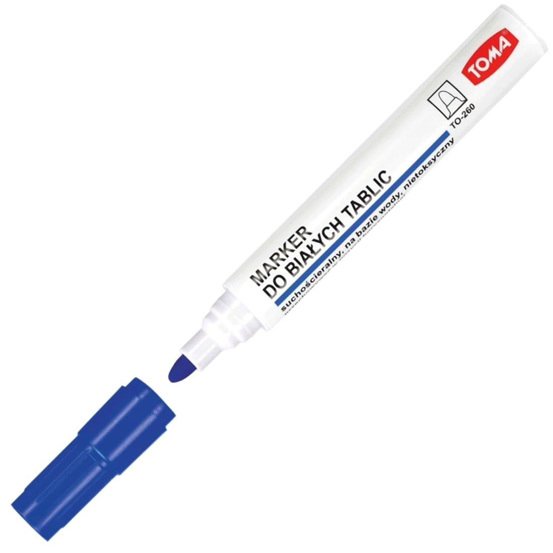 Whiteboard Marker Pens Set of 4 Colours - Dry Wipe Pens Non Toxic Low Odour - Easy Erasable White Board Markers for School Office