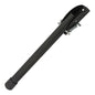 20 cm / 8 in Black Kick Down Door Stop - Keep The Door Stay Open for Gate, Home, Office - Metal Door Stopper with Rubber Bumper