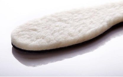 Wool Sheepskin Felt Thick & Fluffy Shoes Insoles Boots Inner Soles (Size UK 10)