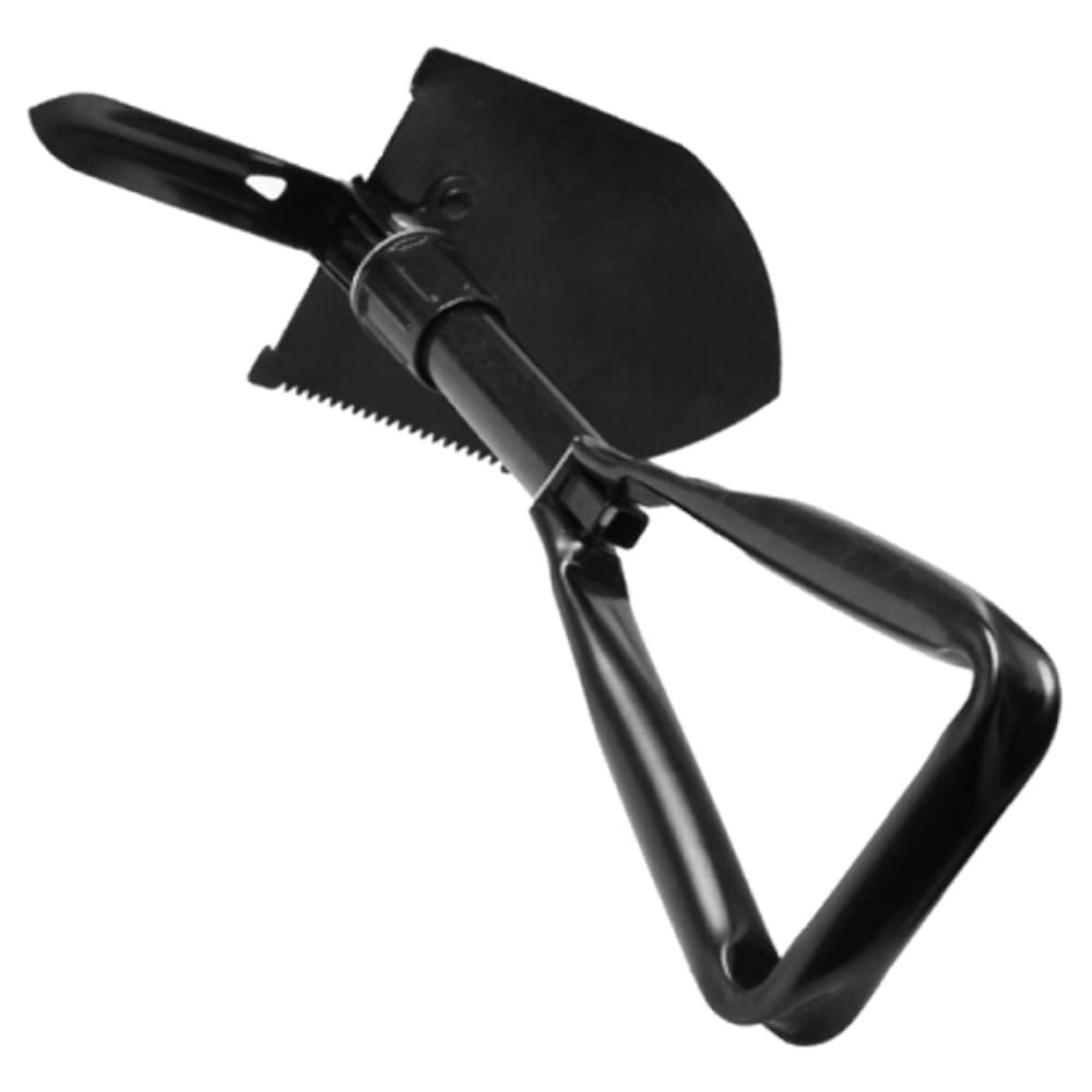 Folding Shovel Pick Spade Digging Multifunctional 3 in 1 Compact Lightweight Outdoor Camping Garden Tool with Carrier Pouch