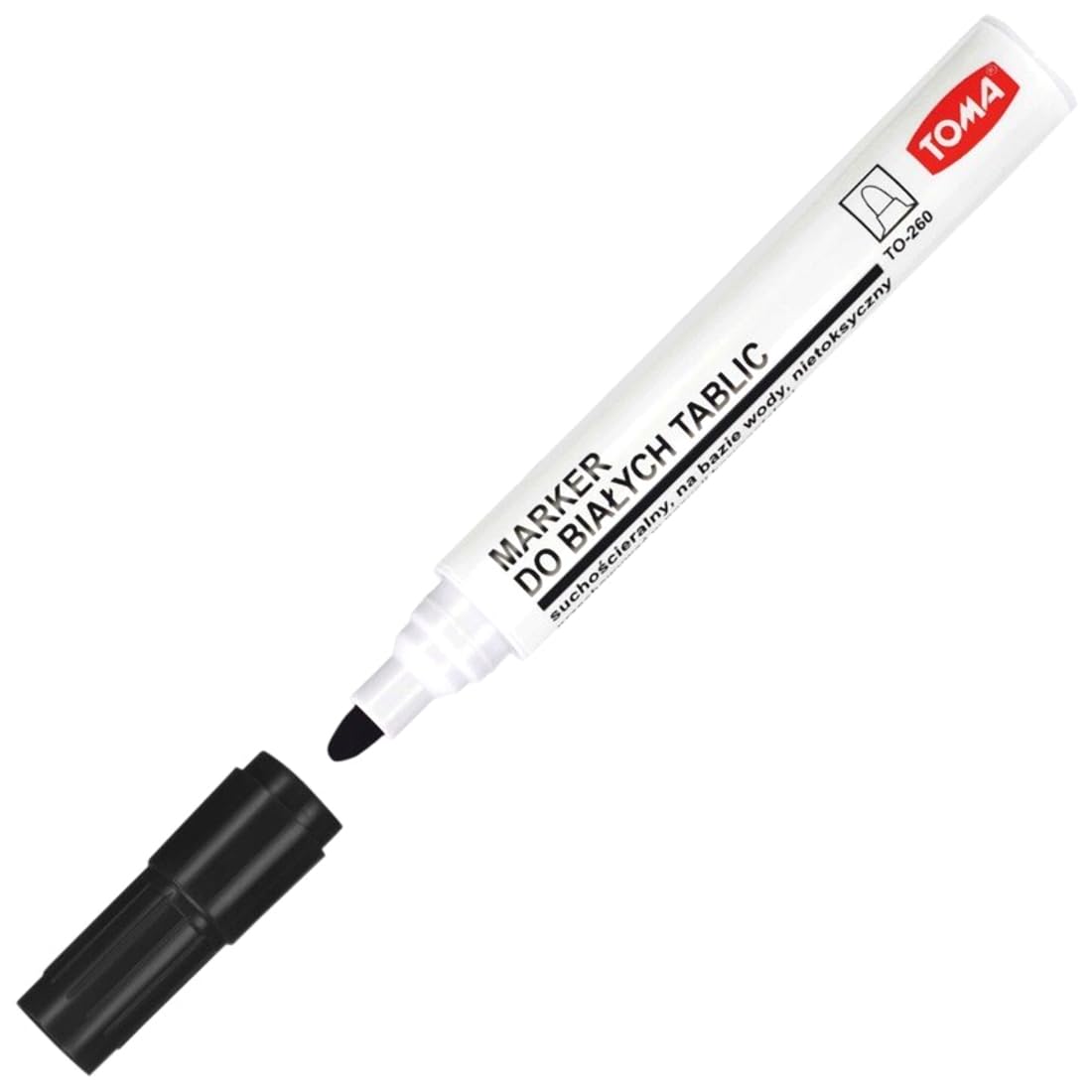 Whiteboard Marker Pens Set of 4 Colours - Dry Wipe Pens Non Toxic Low Odour - Easy Erasable White Board Markers for School Office