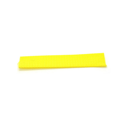 1 metre of 15 mm / 0.59 in Yellow (111) Heavy Duty Polypropylene Webbing Strap Tape for Backpacks, Luggage Strapping, Belts