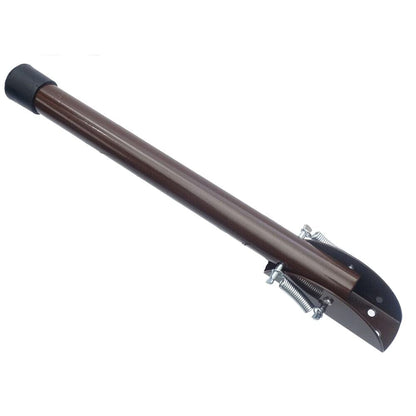 20 cm / 8 in Brown Kick Down Door Stop - Keep The Door Stay Open for Gate, Home, Office - Metal Door Stopper with Rubber Bumper