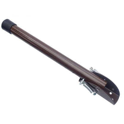 50 cm / 20 in Brown Kick Down Door Stop - Keep The Door Stay Open for Gate, Home, Office - Metal Door Stopper with Rubber Bumper