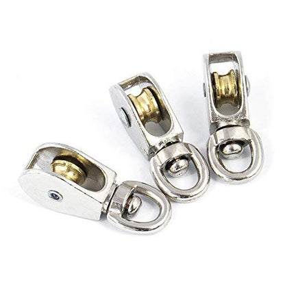 5mm Single Revolving Pulley Zinc/Nickel Plated