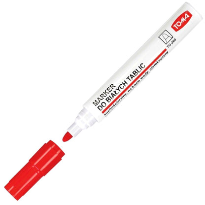 Whiteboard Marker Pens Set of 4 Colours - Dry Wipe Pens Non Toxic Low Odour - Easy Erasable White Board Markers for School Office