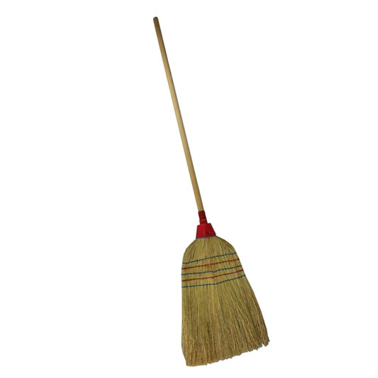 130 cm Long Handmade Corn Broom Sweeping Brush Stable Yard Garden Warehouse