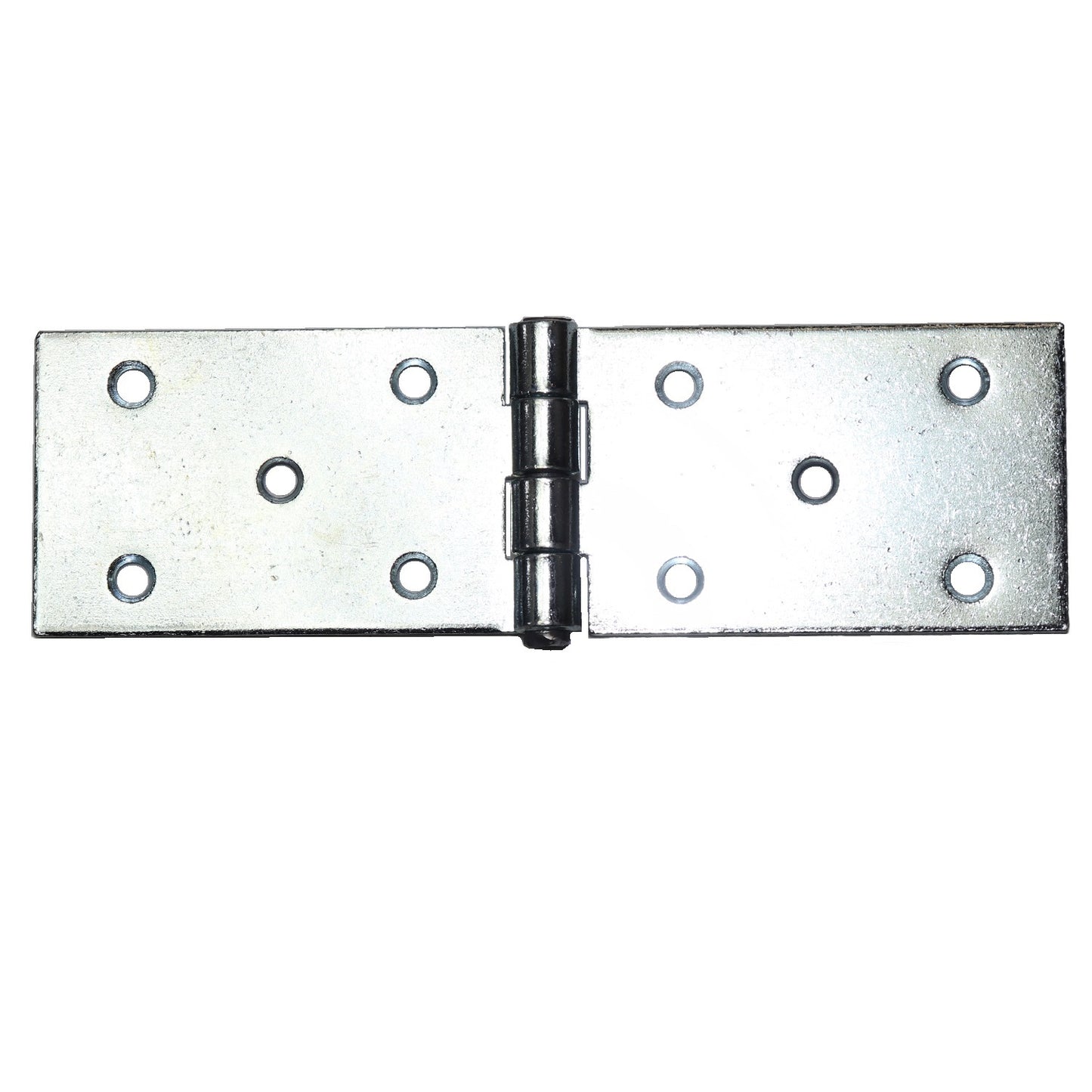 Pack of 2 x 150 mm Backflap Hinge Galvanised, Silver Steel Back Flap Hinges, Weather Resistant, Rust Corrosion Proof, Strap Hinges