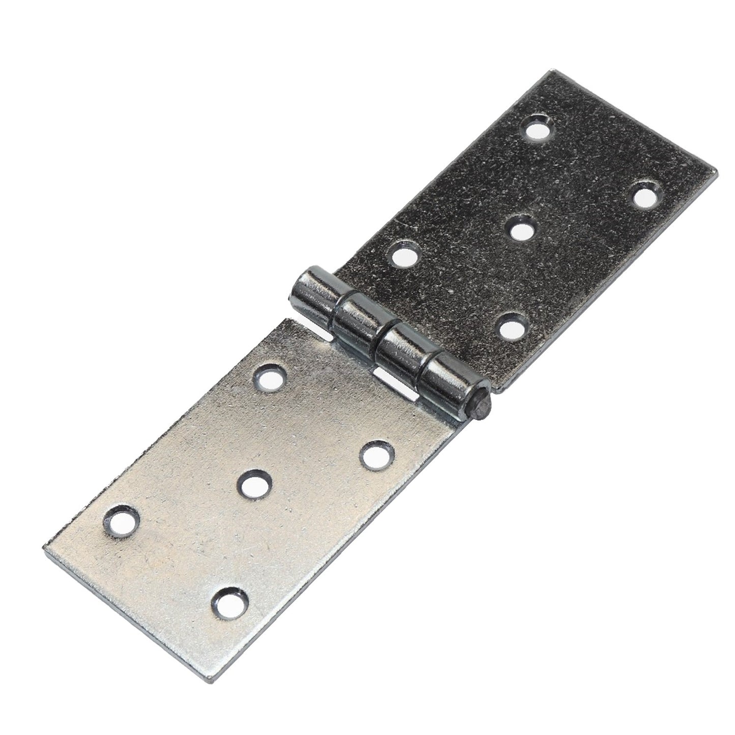 Pack of 1 x 150 mm Backflap Hinge Galvanised, Silver Steel Back Flap Hinges, Weather Resistant, Rust Corrosion Proof, Strap Hinges