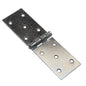 Pack of 1 x 150 mm Backflap Hinge Galvanised, Silver Steel Back Flap Hinges, Weather Resistant, Rust Corrosion Proof, Strap Hinges