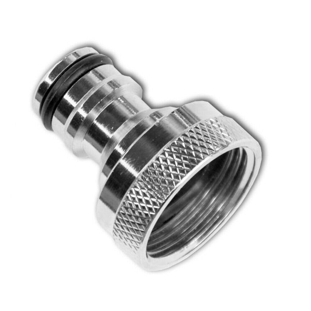 Brass Nickel Plated Hose Quick Connector 1" BSPF Garden Hose Fitting Tap Adaptor