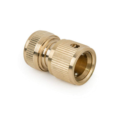 1/2" Solid Brass Snap On Quick Connector Garden Hose Adaptor without Stop