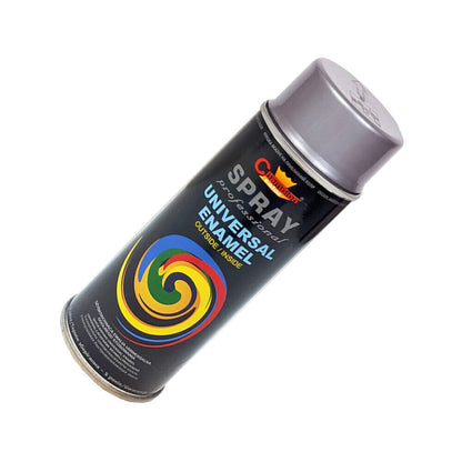 400 mL Telegrey 2 (RAL 7046) Universal Gloss Enamel Spray Paint - Fast Drying High Shine Finish with Strong Coverage - for Metal, Wood, Plaster and Selected Plastics, Indoor and Outdoor Use